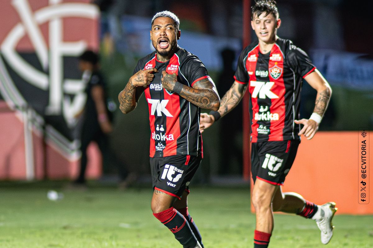Vit&oacute;ria goleia o Athletico-PR e chega &agrave;s quartas de final da Copa do Brasil. Foto: Reprodu&ccedil;&atilde;o | Instagram