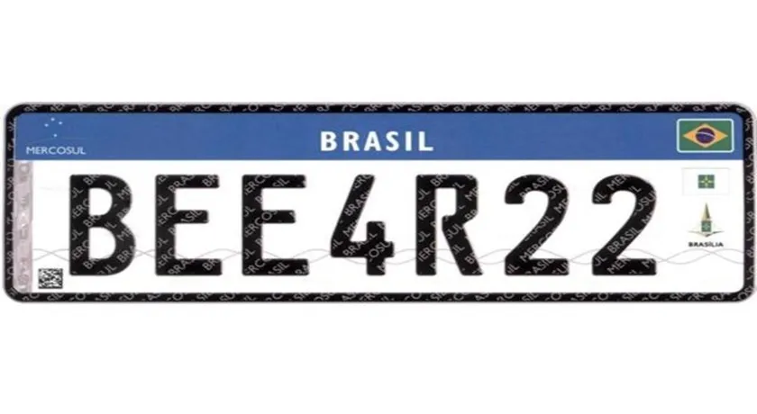 Veículos brasileiros devem ter placas no ‘padrão Mercosul’ até 2020, segundo Contran