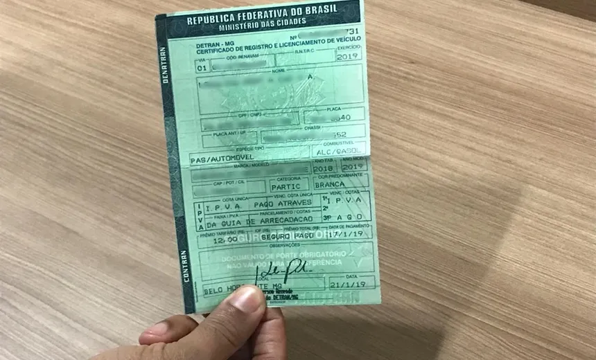 Carros de placas com finais 9 e 0 devem pagar IPVA até segunda-feira