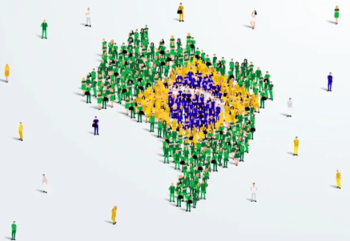 As Estimativas da Popula&ccedil;&atilde;o 2026 apontam que o Brasil alcan&ccedil;ou 214,2 milh&otilde;es de habitantes.| Foto: Jelina Preethi/Getty Images