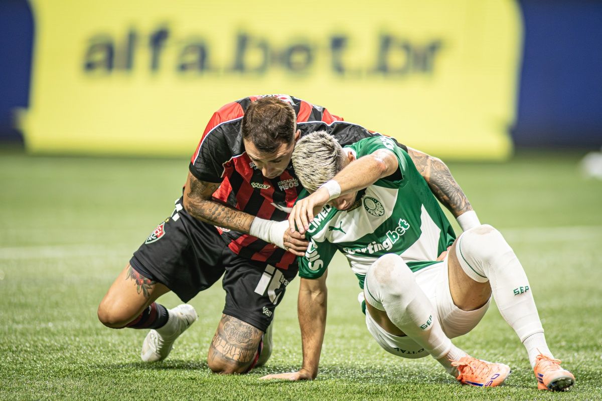 Com grande atuação do goleiro Thiago Couto, o Vitória empatou com o Palmeiras e segurou o resultado. Foto: Victor Ferreira/EC Vitória