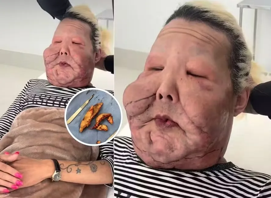 Juju do Pix passa por nova cirurgia para retirada de óleo mineral do rosto