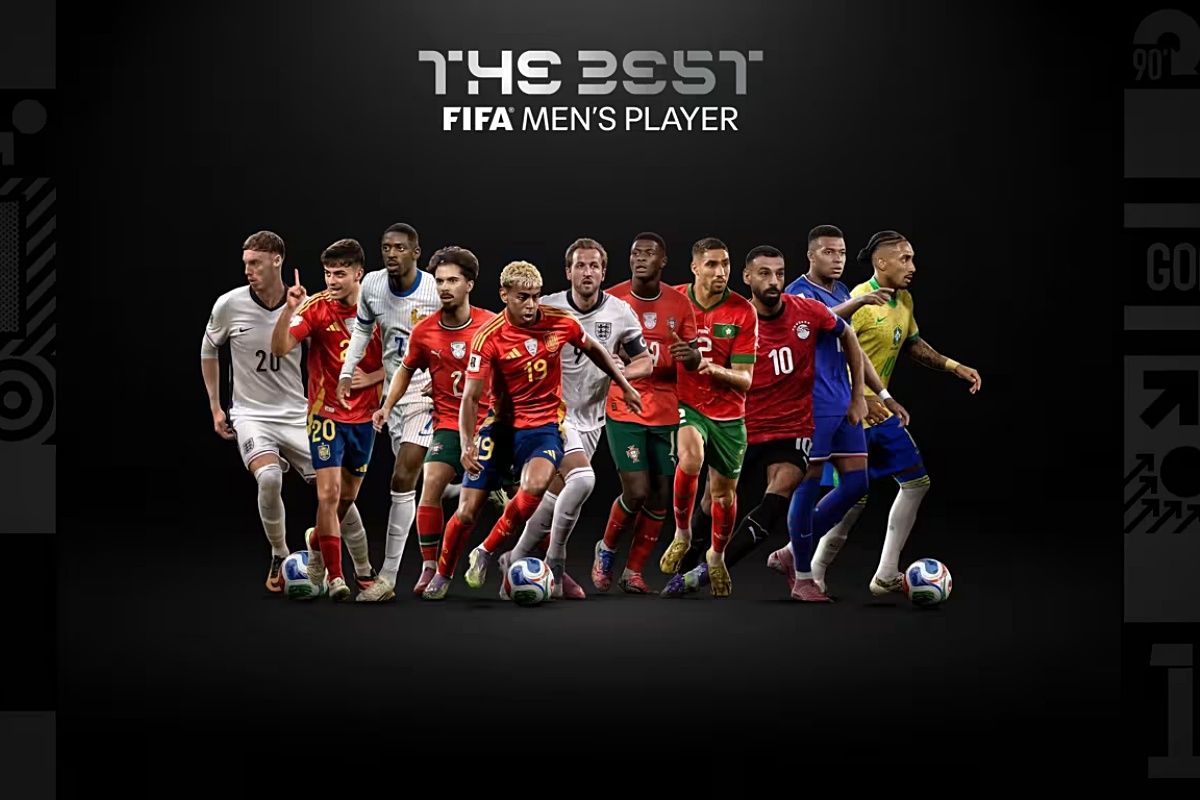 Só um brasileiro está entre os indicados ao prêmio The Best da Fifa de melhor jogador. Foto: Divulgação/Fifa