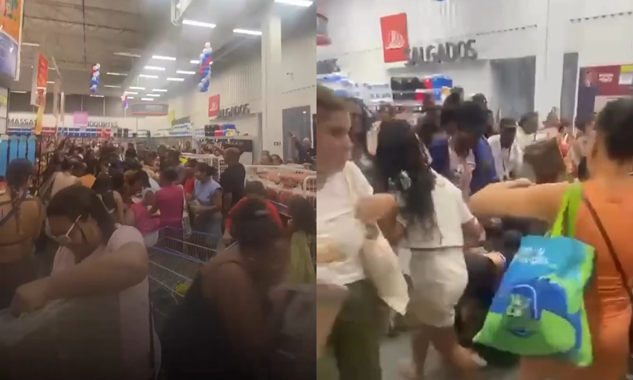 Promo&ccedil;&atilde;o causa alvoro&ccedil;o e clientes brigam em mercado de Salvador. Foto: Reprodu&ccedil;&atilde;o