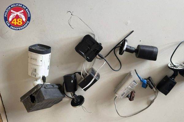 Criminosos utilizam câmeras para monitorar viaturas. Foto: Divulgação | SSP-BA