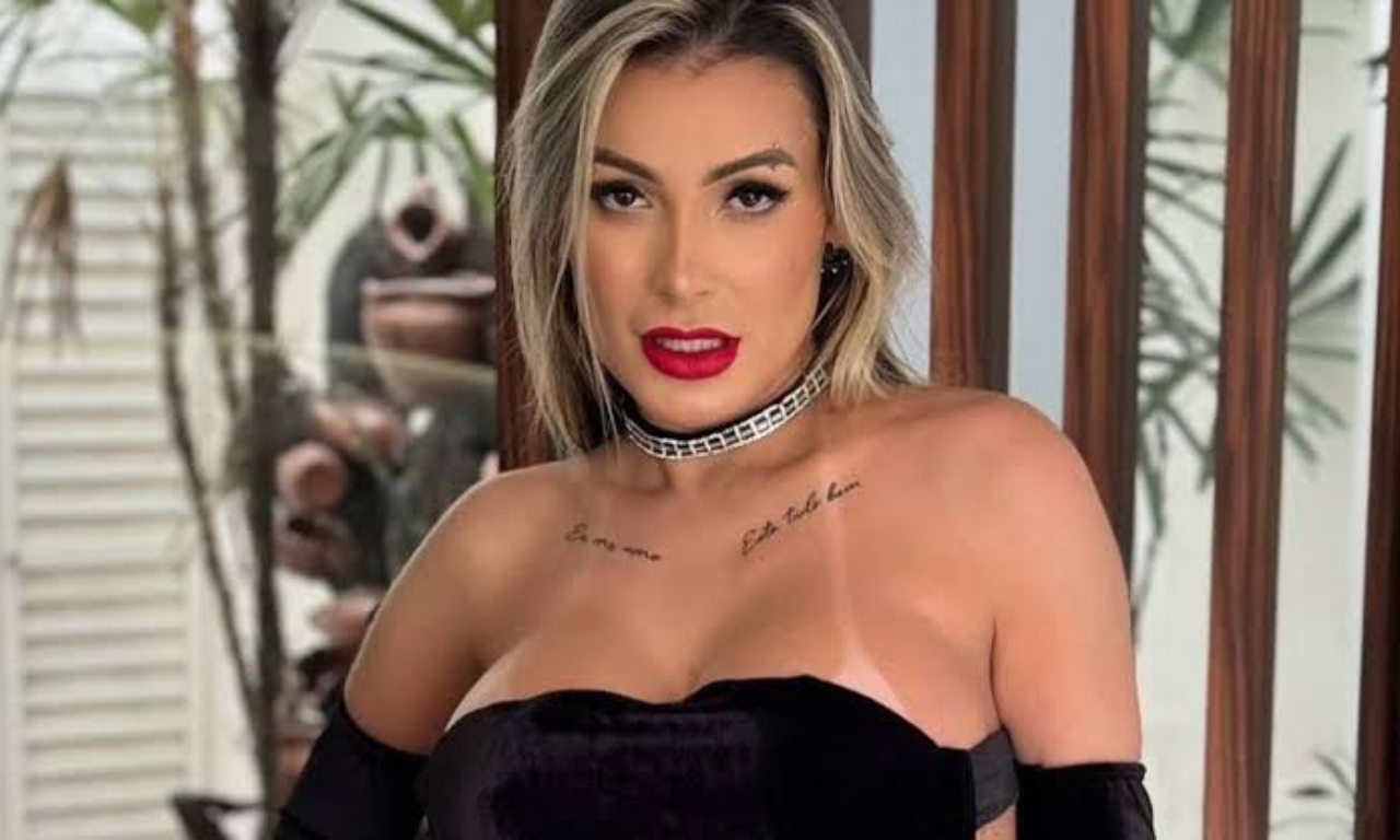 Andressa Urach é barrada por reconhecimento facial em aeroporto na Itália. Foto: Divulgação