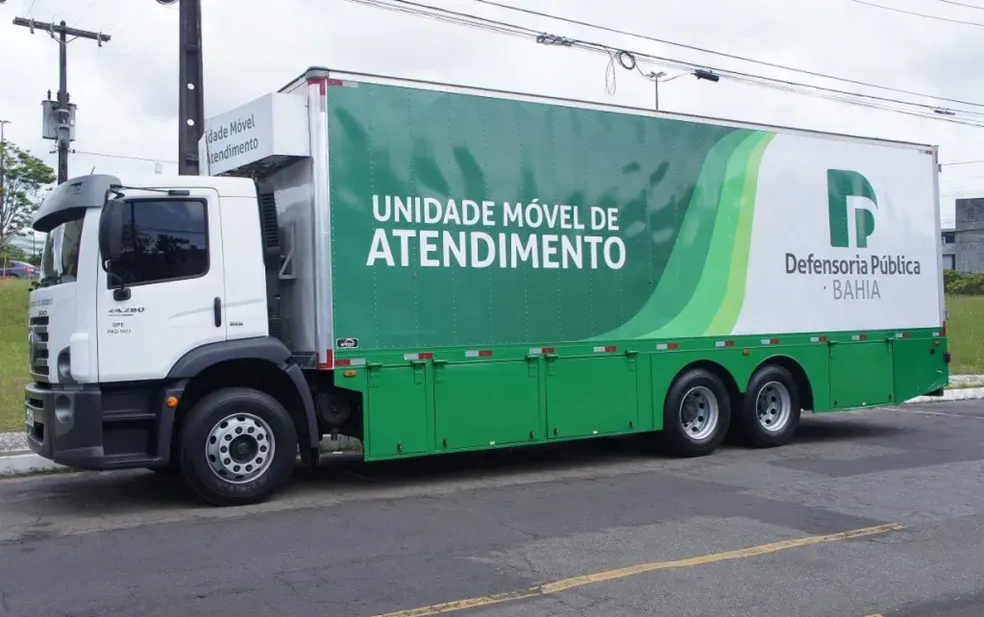 Unidades Móveis da DPE são utilizadas em atendimento da Ação Sou Pai Responsável. Foto: Divulgação | DPE