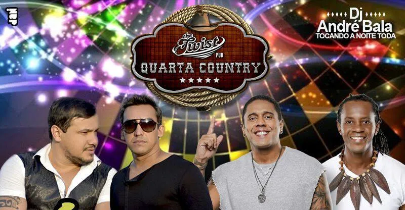 Léo e Thiago recebem Araketu na Quarta Country do Twist Pub