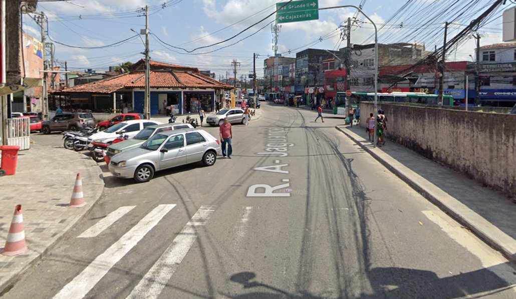 Corpo encontrado em Cajazeiras ainda não foi identificado. Foto: Google Street View