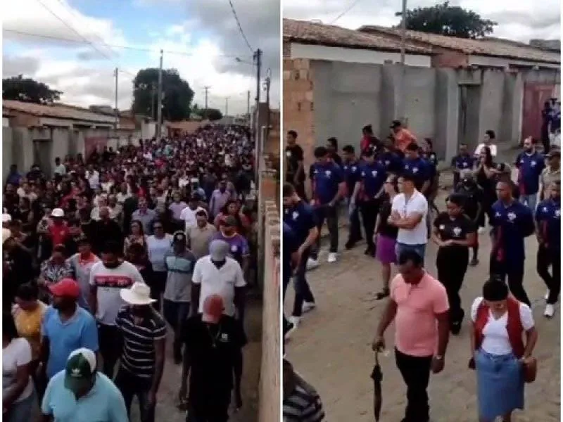 Sepultamento de Deon é marcado por muita emoção nas ruas de Itapicuru