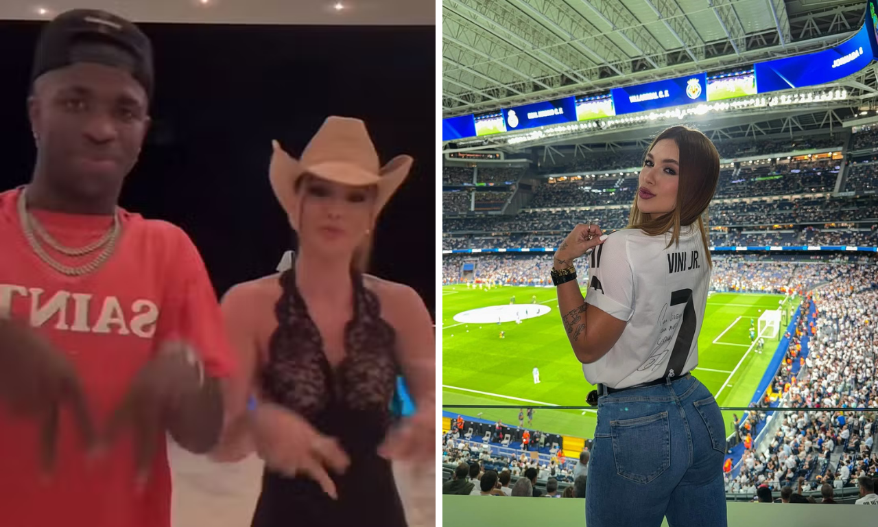 Vaza conversas entre Vini Jr e modelo após rumores de affair com Virginia.Foto: redes sociais