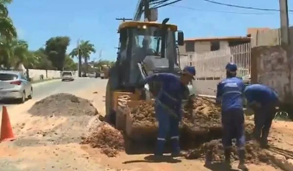 Embasa conclui manutenções emergenciais nas avenidas Paralela e Dorival Caymmi