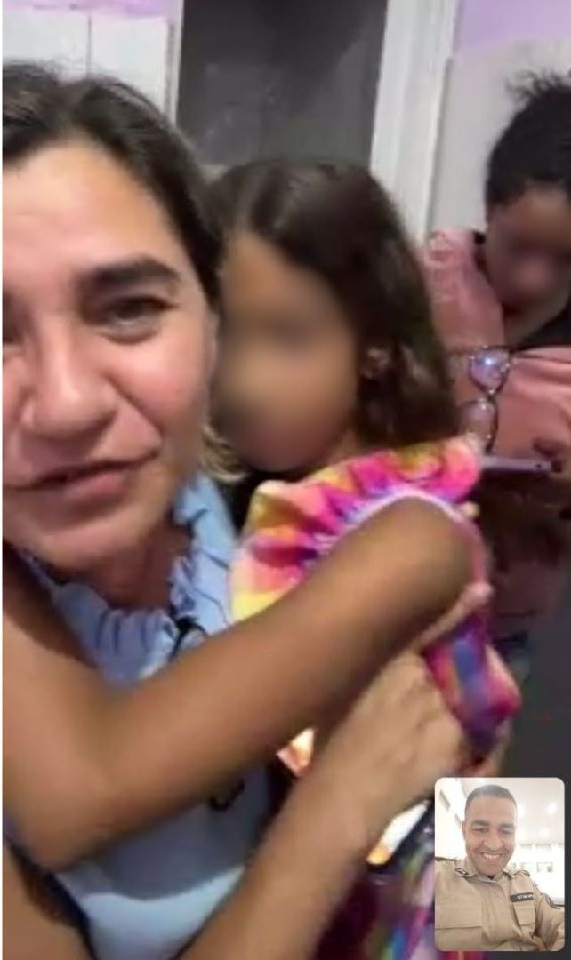Mãe e filha fizeram videochamada para agradecer ao PM
