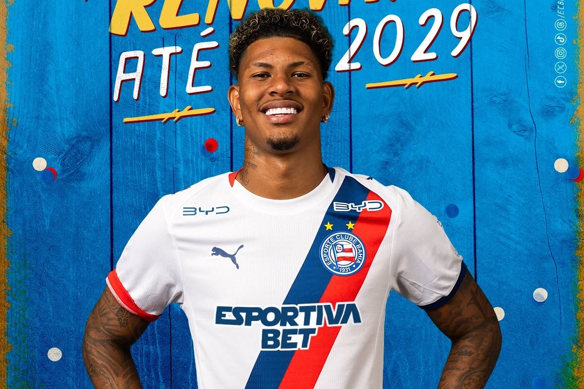 Bahia anuncia renova&ccedil;&atilde;o contratual do zagueiro Marcos Victor. Marcos Victor. Foto: EC Bahia