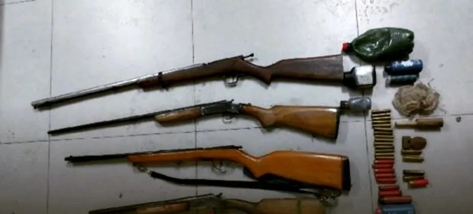 Armas usadas para caça ilegal são aprendidas em Itagimirim