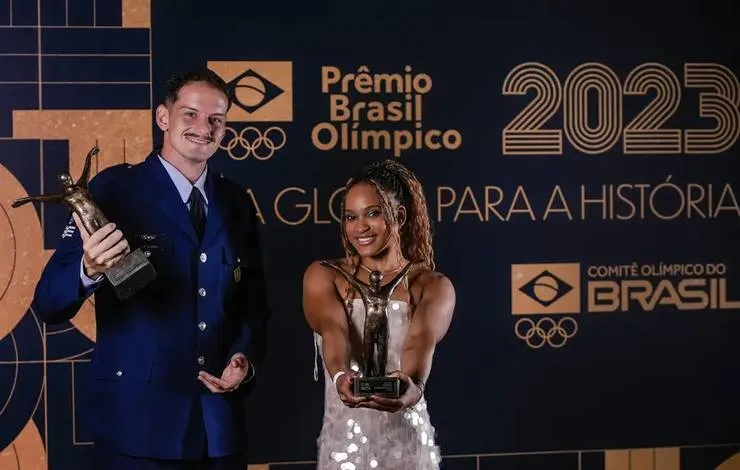 Prêmio Brasil Olímpico coroa Rebeca Andrade e Marcus D'Almeida