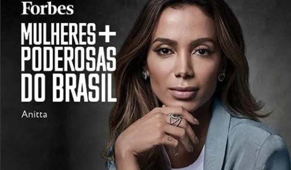 Anitta está entre as 20 mulheres mais poderosas do país, eleita pela revista Forbes; "realização"