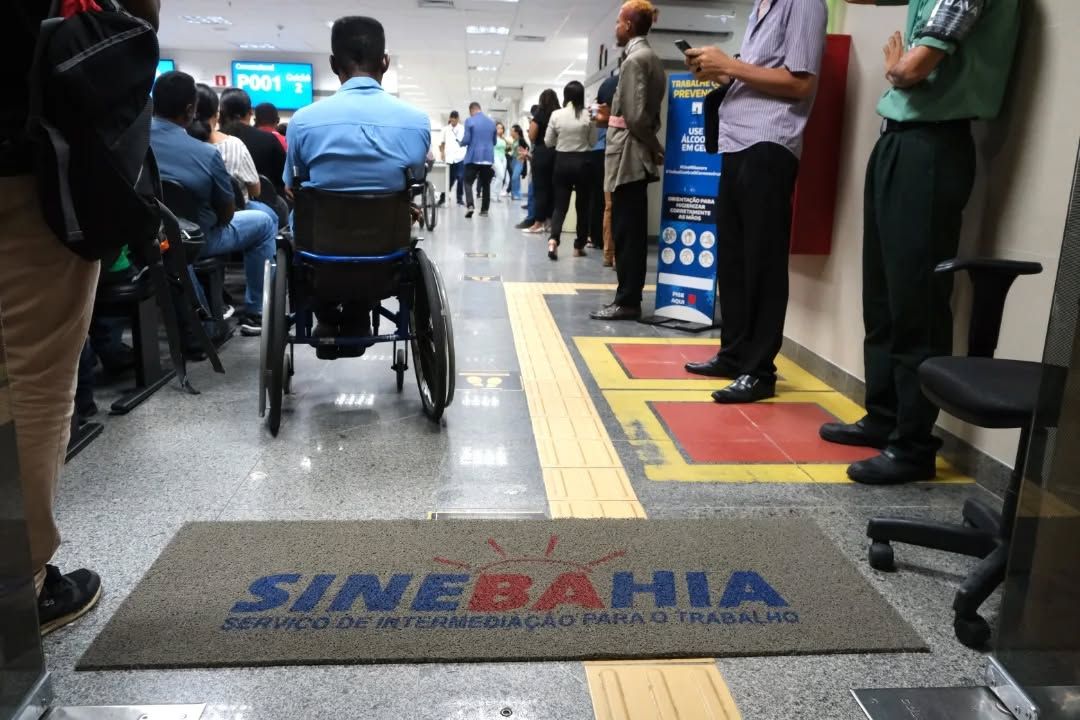 Vagas de emprego do SineBahia. Foto: Divulgação