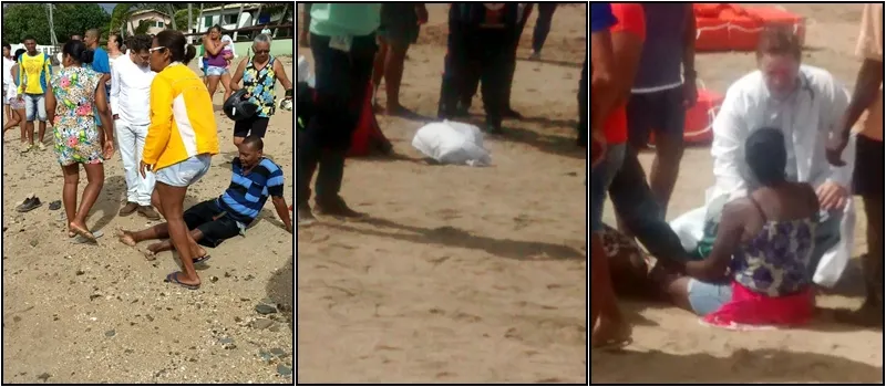 TRAGÉDIA NA ILHA: Fotografias retratam angústia e tensão das pessoas após naufrágio