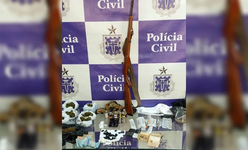 Polícia apreende drogas em academia em Senhor do Bonfim