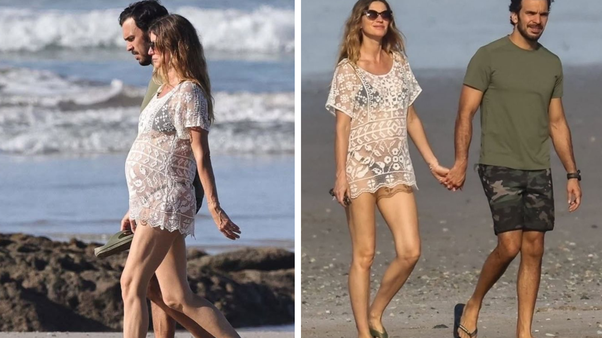 Gisele Bündchen deu à luz ao seu primeiro filho com o professor de Jiu-Jitsu Joaquim Valente. Foto: Reprodução| Redes Sociais