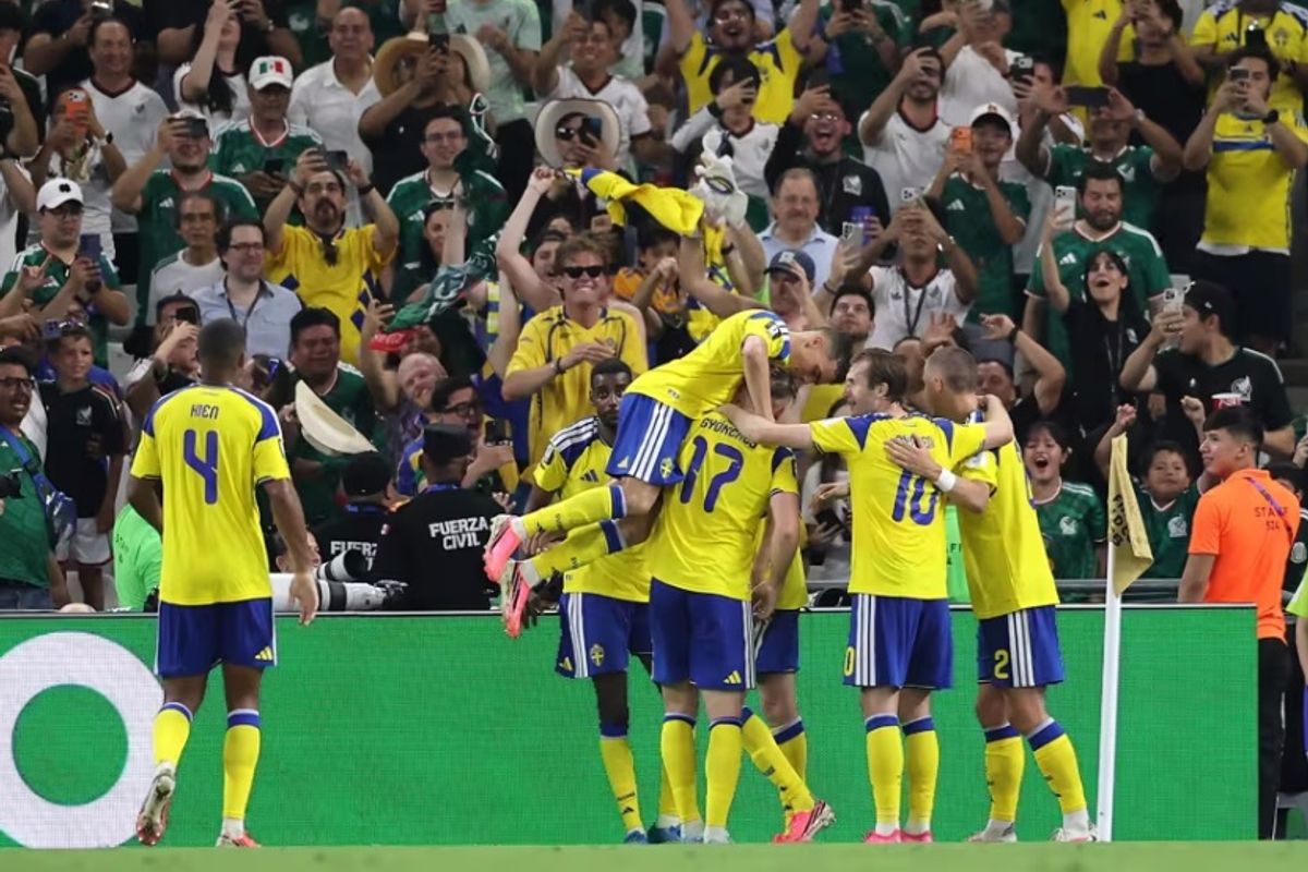 Su&eacute;cia atropela a Tun&iacute;sia aplicando goleada de 5 a 1. Foto: Reprodu&ccedil;&atilde;o | Fifa.Com