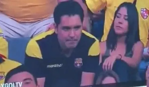 Assista: homem é flagrado traindo a esposa durante jogo de futebol e pede desculpas