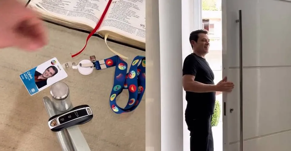 Celso Portiolli faz paródia de vídeo em que Eliana anuncia contratação pela Globo e celebra conquista no SBT
