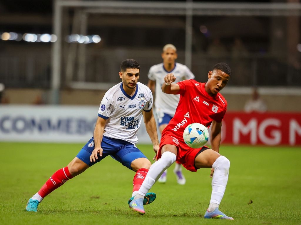 O jogo de volta contra o América de Cali acontece já na próxima terça-feira (22), na Colômbia. Foto: Letícia Martins/EC Bahia