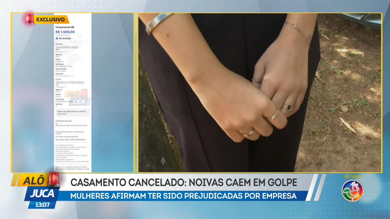 Gestora de eventos desativou o instagram, mas as noivas t&ecirc;m os comprovantes de pagamentos e prints das conversas com a denunciada
