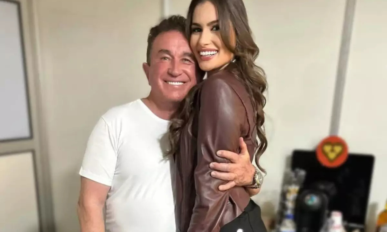 Amado Batista e Calita Franciele. Foto: Reprodução