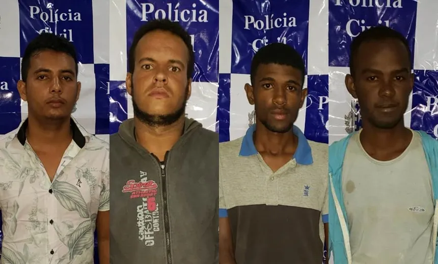 Polícia prende quadrilha acusada de assaltar lotérica em Irecê; R$ 90 mil foram roubados