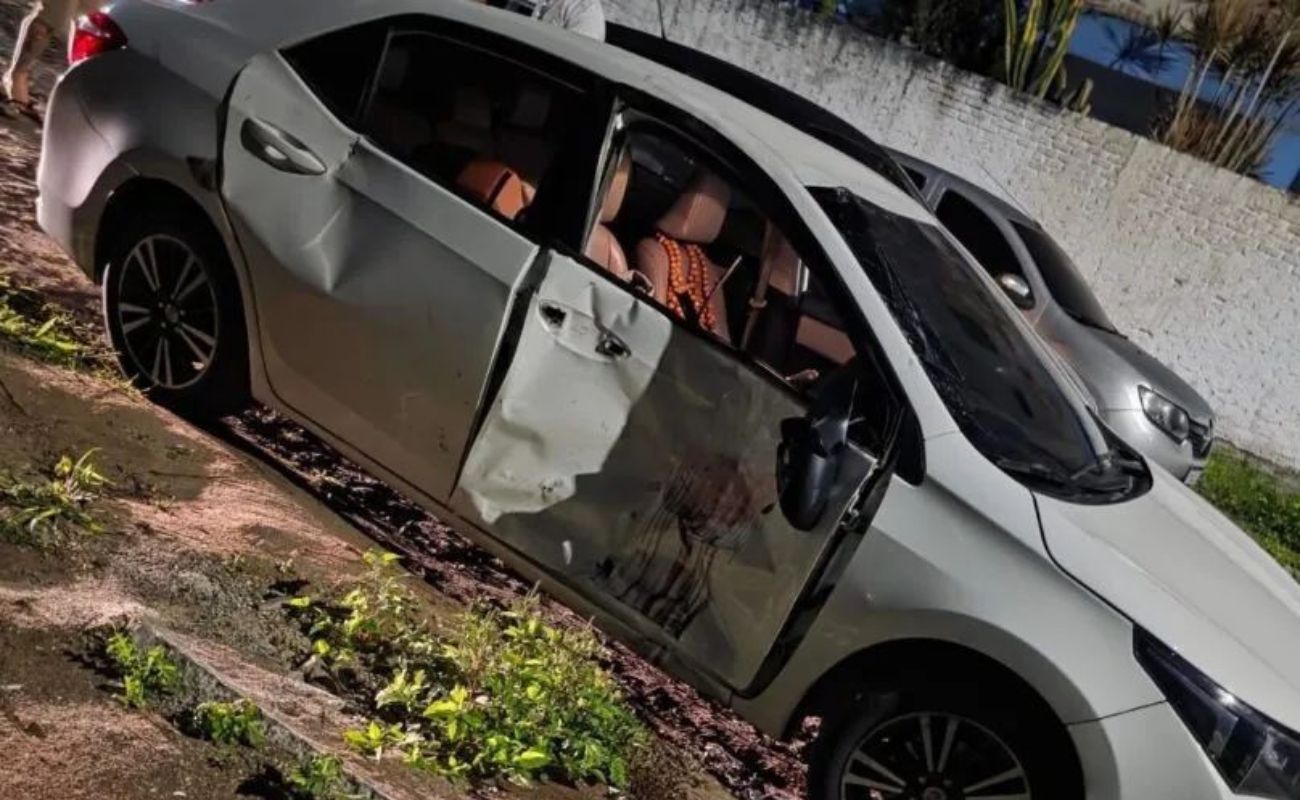 Imagens do acidente envolvendo Paulão do Caldeirão