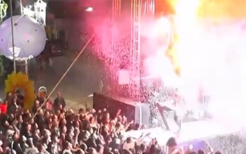 Bal&otilde;es que pegaram fogo em show na Chapada Diamantina entraram para a lista de incidentes registrados na Bahia envolvendo materiais inflam&aacute;veis e fogos de artif&iacute;cio durante o S&atilde;o Jo&atilde;o/Foto: Redes Sociais