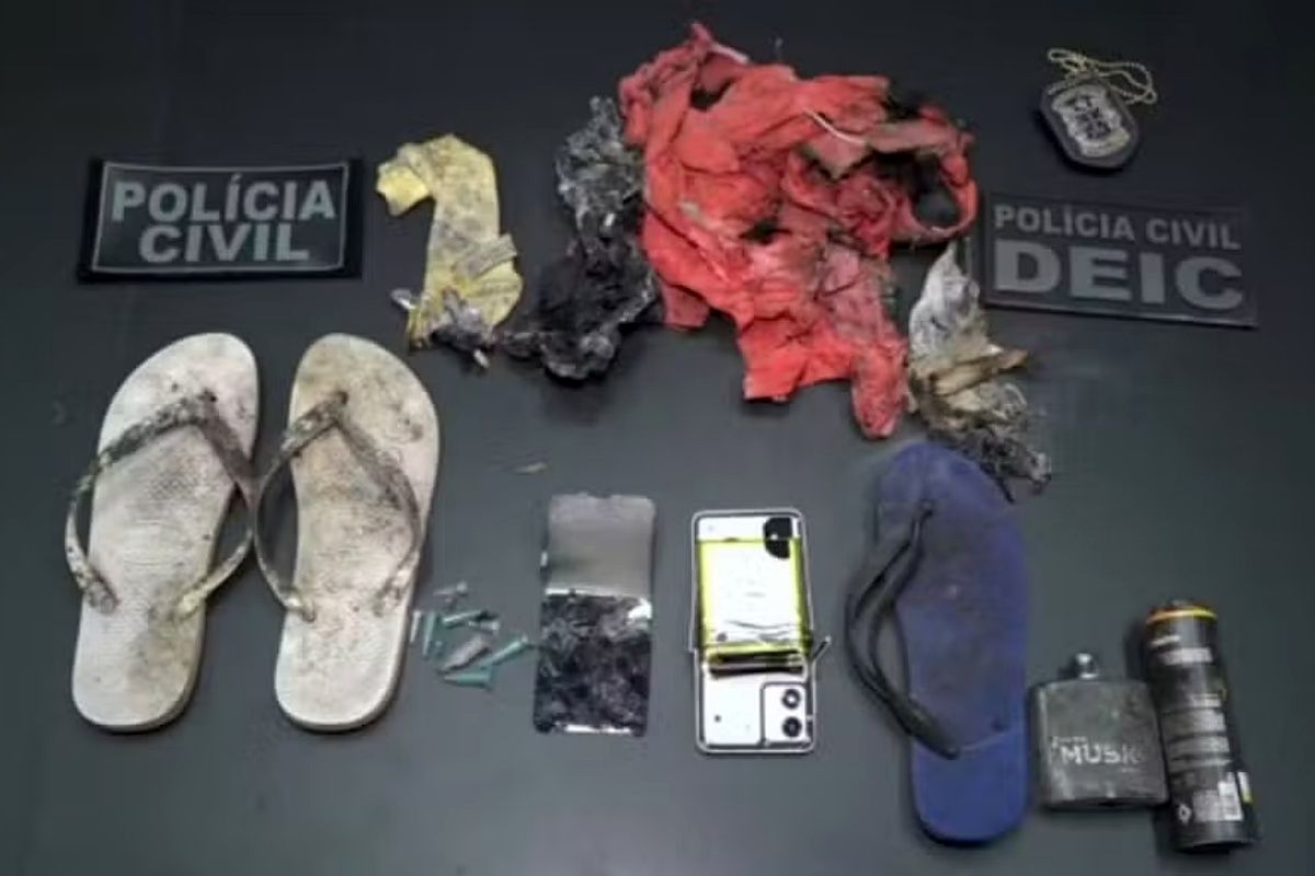 Na quinta-feira, objetos pertencentes às jovens desaparecidas em Anguera foram encontrados destruídos. Foto: TV Subaé
