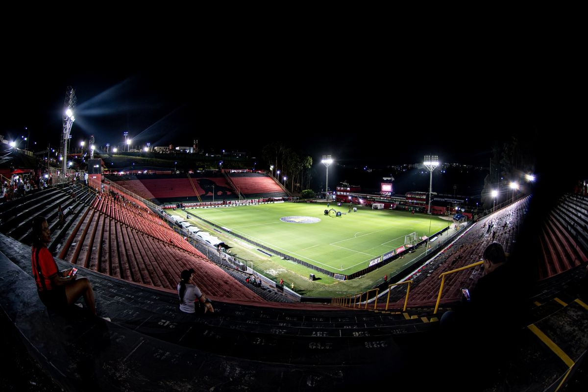 O Vitória vai usar os ingressos da torcida visitante contra o Mirassol. Foto: Victor Ferreira/EC Vitória