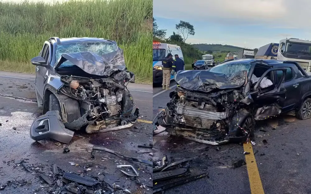 Colisão frontal na BR-116 deixa dois mortos em Planalto, no sudoeste da Bahia