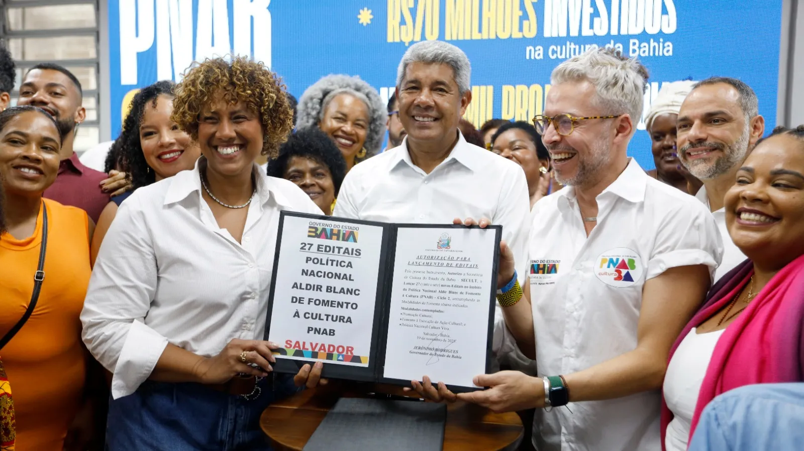 Jerônimo anuncia investimento de mais de R$ 70 milhões na cultura 