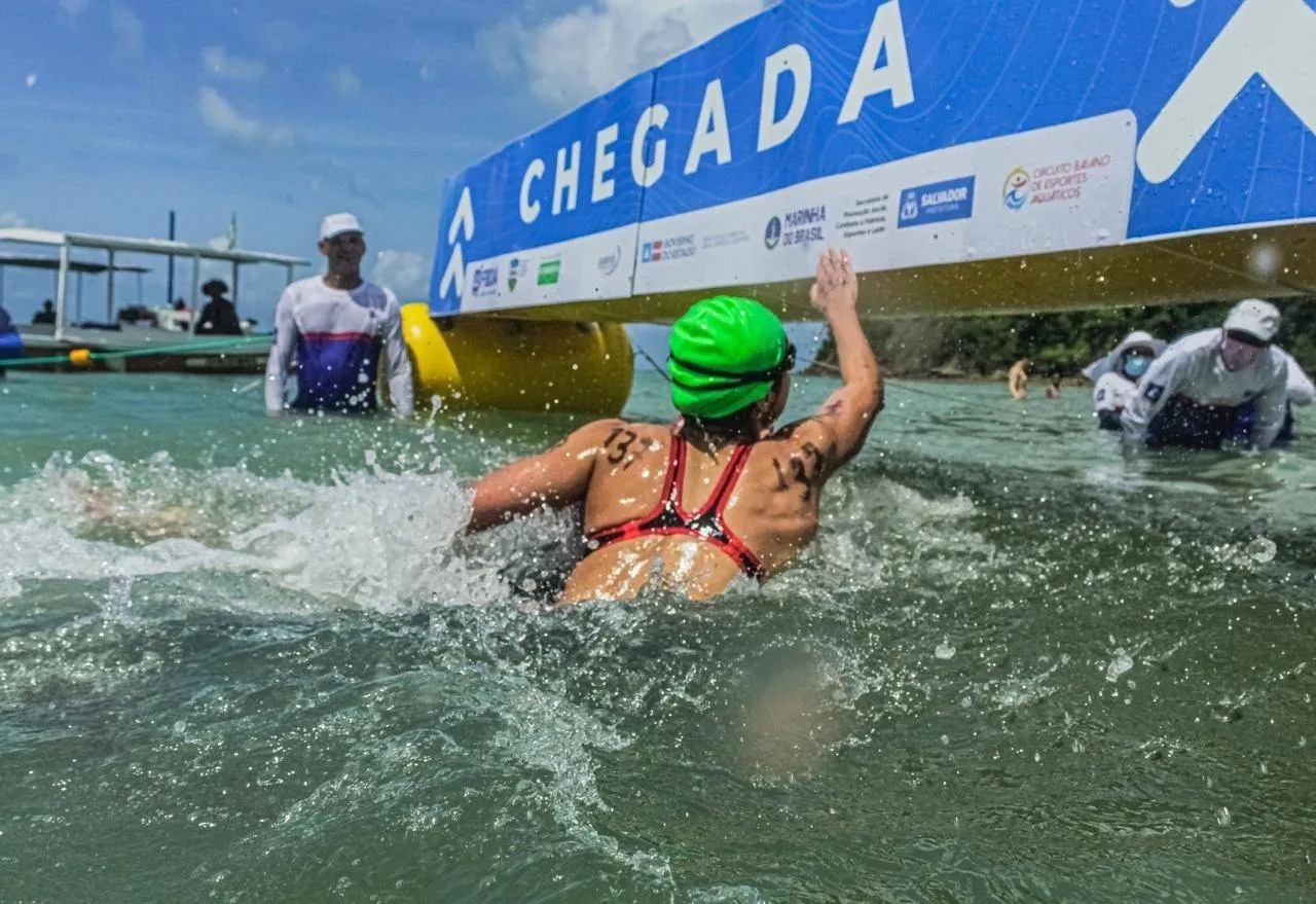 Inema abre a 8ª etapa do Campeonato Baiano de Natação em Águas Abertas