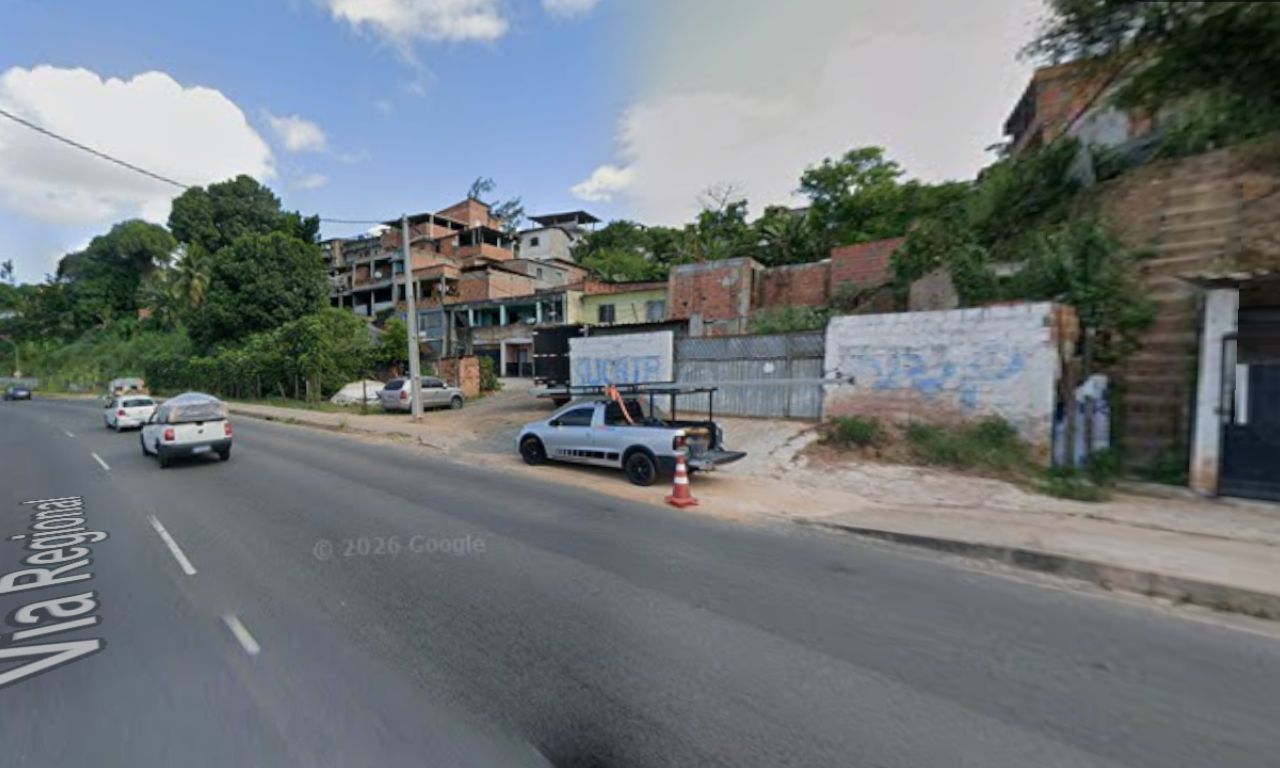 Homem &eacute; executado a tiros no Novo Marotinho, em Salvador. Foto: Google Street View