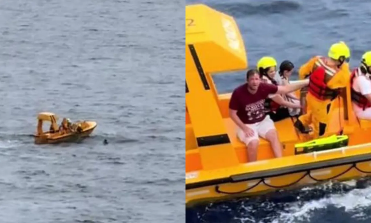 Pai pula de cruzeiro da Disney para salvar filha que caiu no mar; veja 