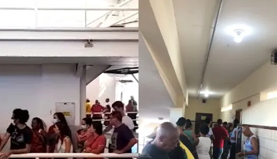 Soteropolitanos registram longas filas para votação durante a manhã de domingo; "estão muito cheias" 