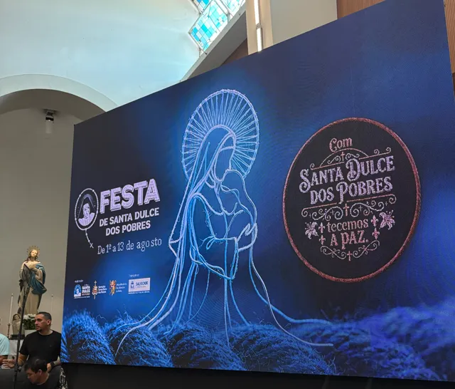 Festa de Santa Dulce dos Pobres começa neste sábado (1º) em Salvador; veja programação