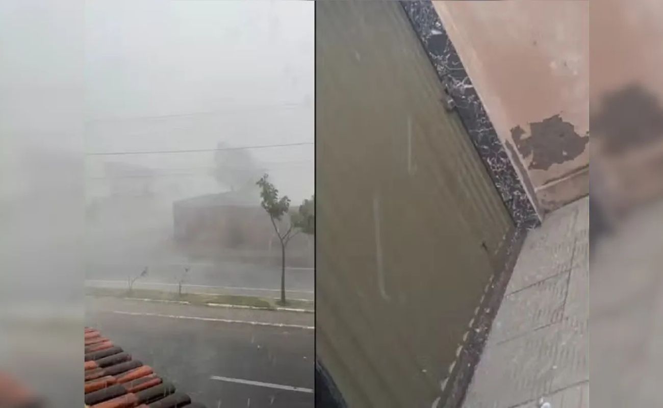 Chuva Após temporal com granizo, Tiago Correia acompanha situação em Itambé