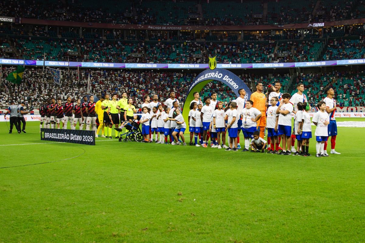 Os &uacute;ltimos jogos entre Bahia e Athletico-PR mostram um equil&iacute;brio entre as duas equipes; veja o retrospecto entre as equipes. Foto: EC Bahia