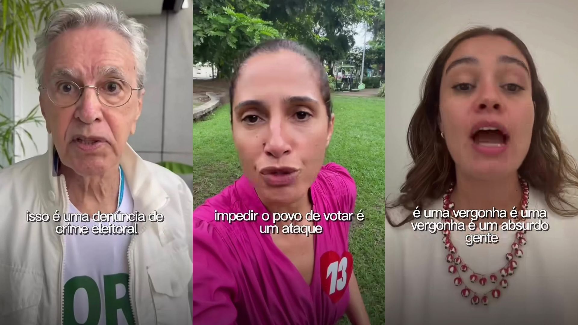 Artistas denunciam poss&iacute;vel crime eleitoram em Salvador e S&atilde;o Paulo | Foto: Reprodu&ccedil;&atilde;o