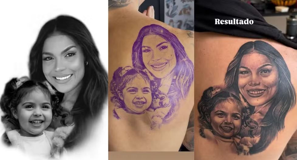 Biel surpreende Tays Reis com tatuagem nova. Foto: Redes sociais 