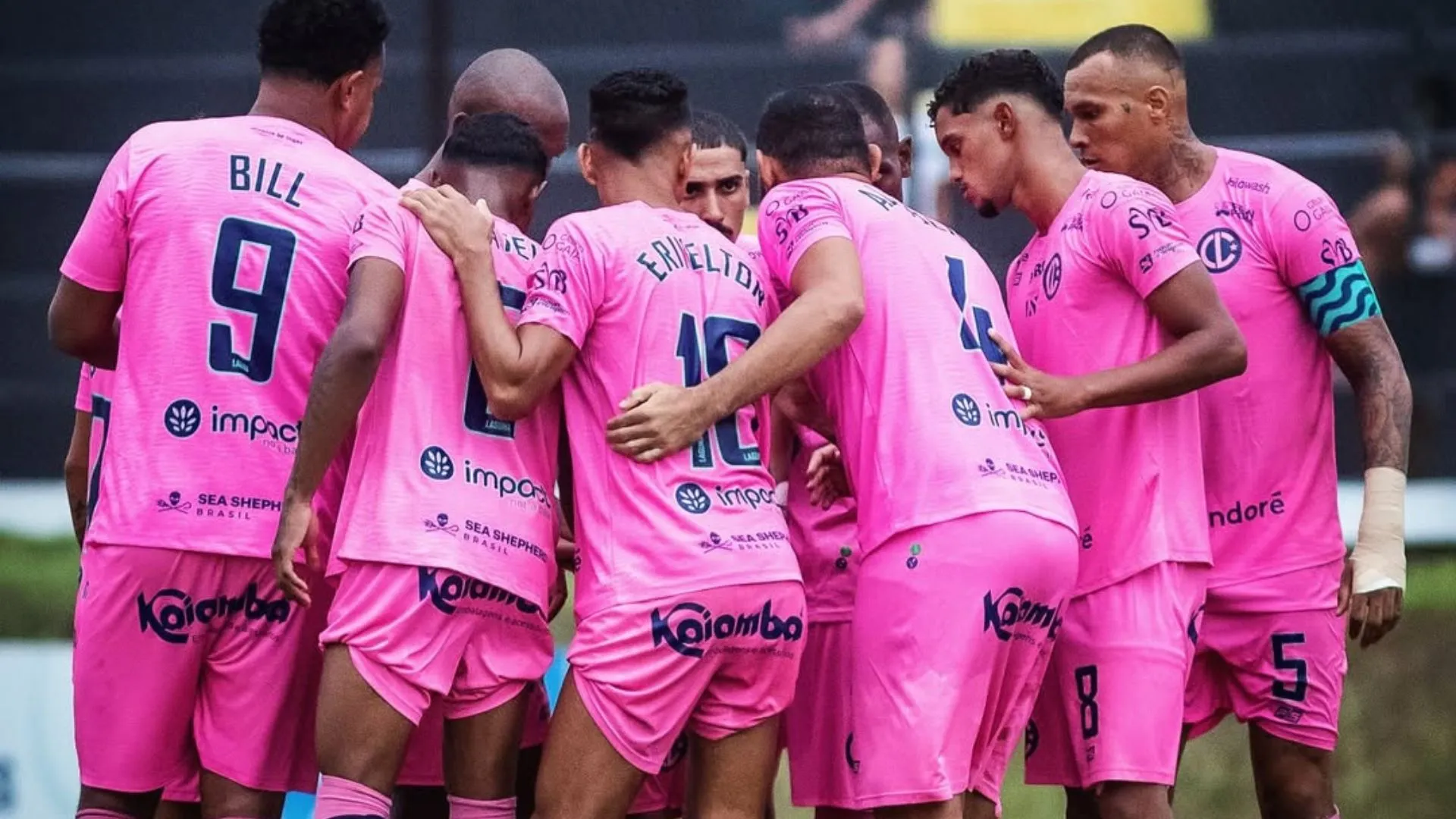 Laguna SAF &eacute; o primeiro time vegano do Brasil | Foto: Raphael Oliveira 