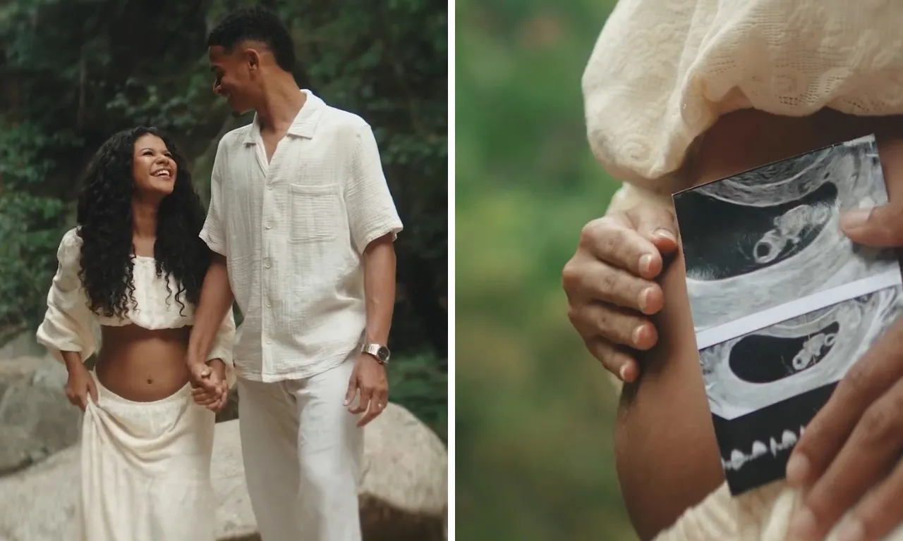 Sheuba e Tiago Souza anunciam gravidez do primeiro filho