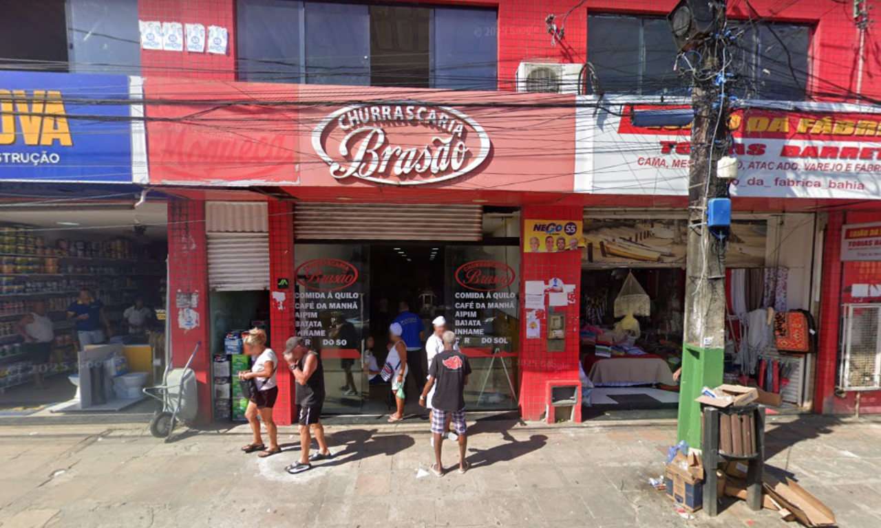 Vídeo mostra o momento da explosão em churrascaria de Mar Grande. Foto: Google Street View